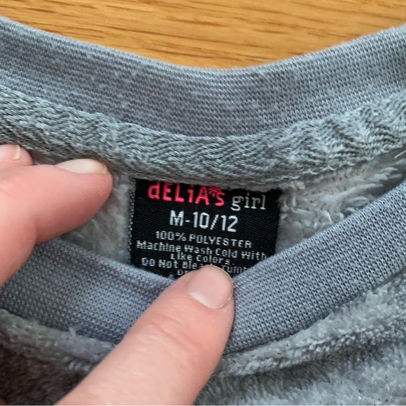 Delia’s Girl size 10 (I think it runs small) “Feeling Sheepy” fuzzy top - Picture 2 of 2